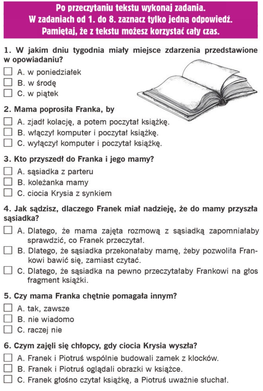 Sprawdzian Trzecioklasisty 2015 z OPERONEM. Arkusze i odpowiedzi [ODPOWIEDZI, ARKUSZE, WYNIKI]