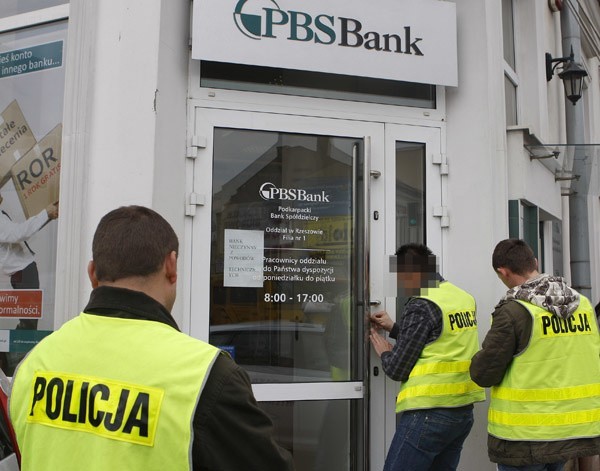 Napad na bank PBS w Rzeszowie...