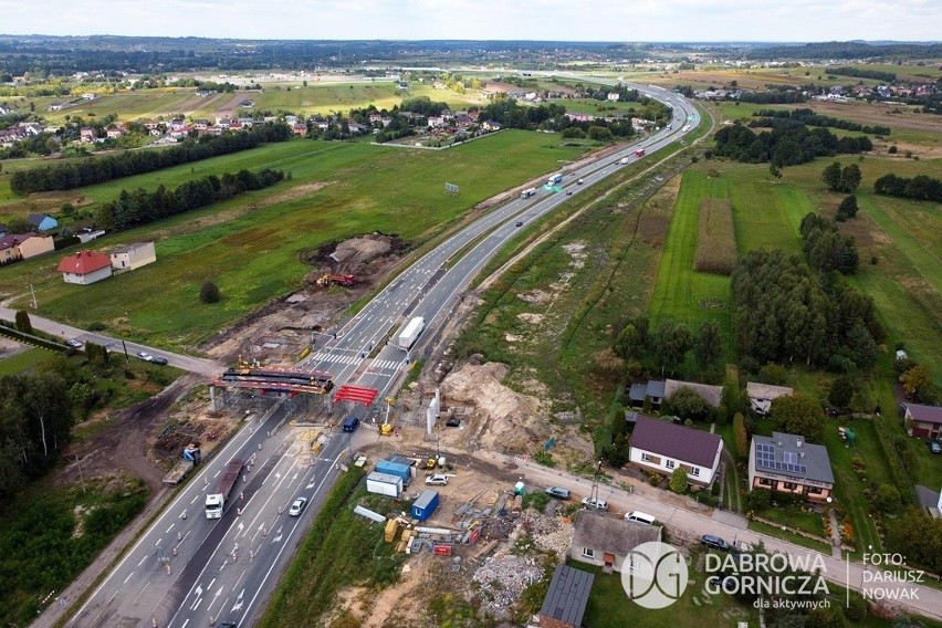 Tak prawie 7-kilometrowy odcinek DK1 w Dąbrowie Górniczej -...