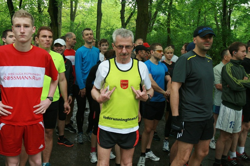 Parkrun w parku Poniatowskiego - 11 maja 2013.