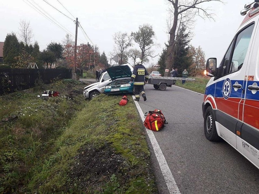 Cztery osoby ranne w tym jedna poważnie pod Wadowicami 