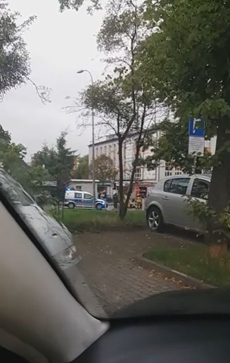 Białystok. Wypadek na ul. Antoniukowskiej. Motocyklista trafił do szpitala [ZDJĘCIA]