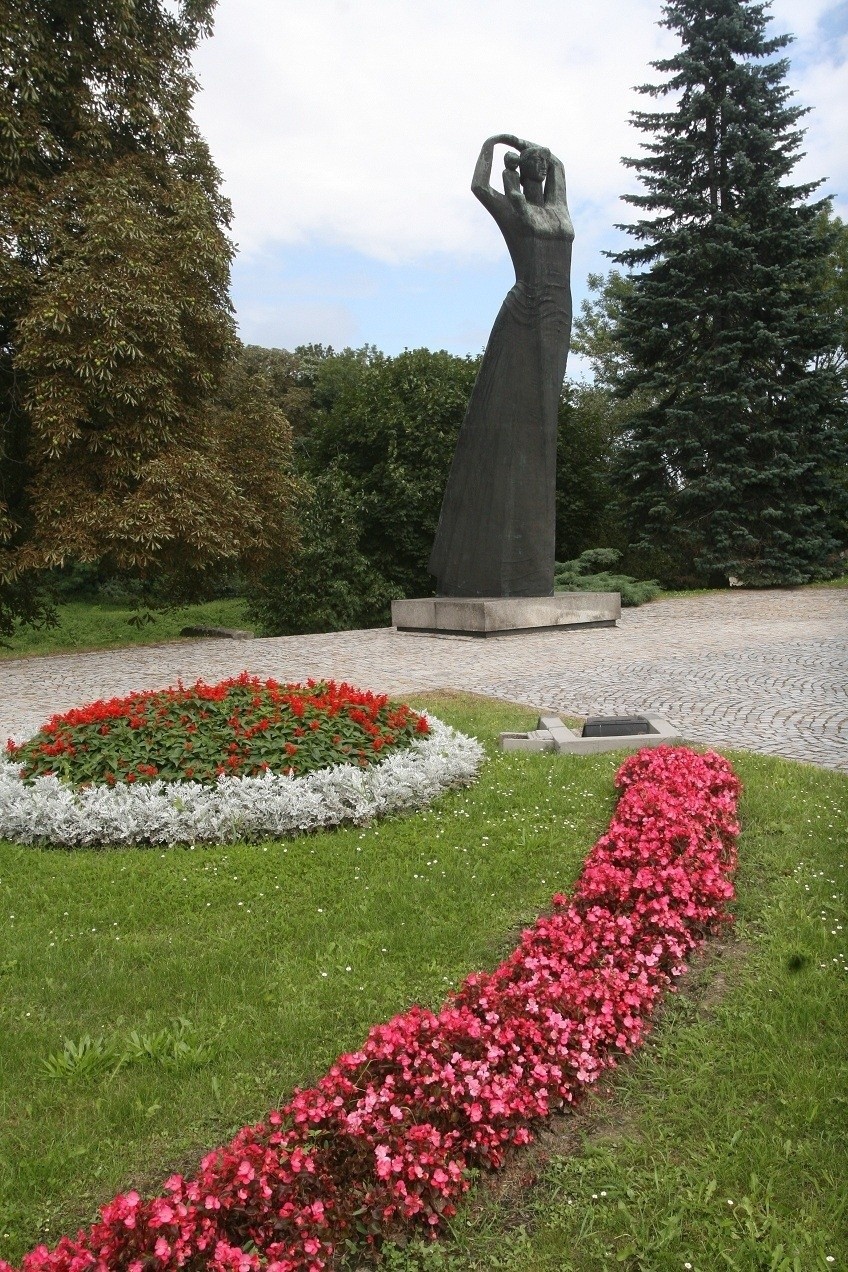 Pomnik Matki Polki w Raciborzu. Pomnik z brązu, poświęcony...