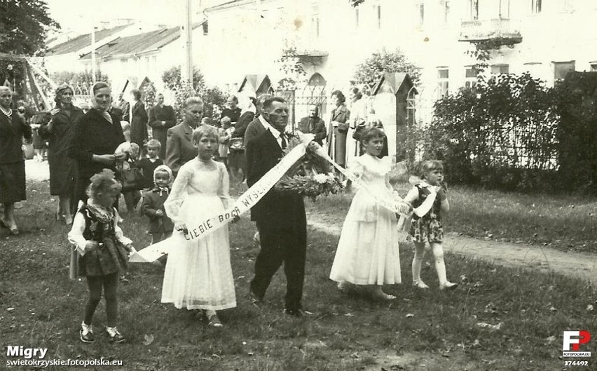 Na zdjęciu uroczystości kościelne w latach 1965-1967