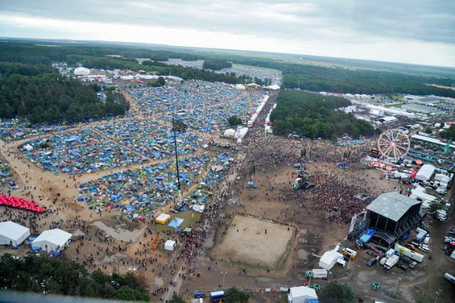 Przystanek Woodstock 2016 z góry! Zobacz niesamowite zdjęcia z lotu ptaka!