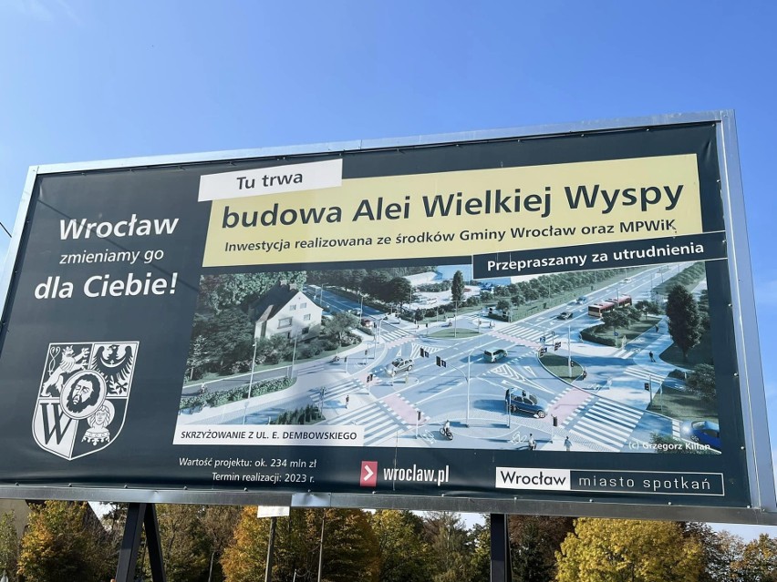 Na odcinku między ul. Dembowskiego i Olszewskiego ułożono...