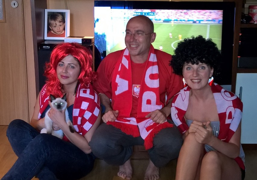 Mysłowiczanie oglądają mecz Polska-Ukraina