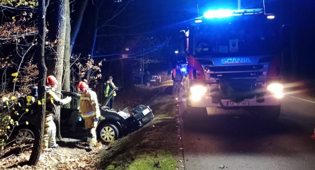 Wypadek na ul. Dąbrowa Miejska.