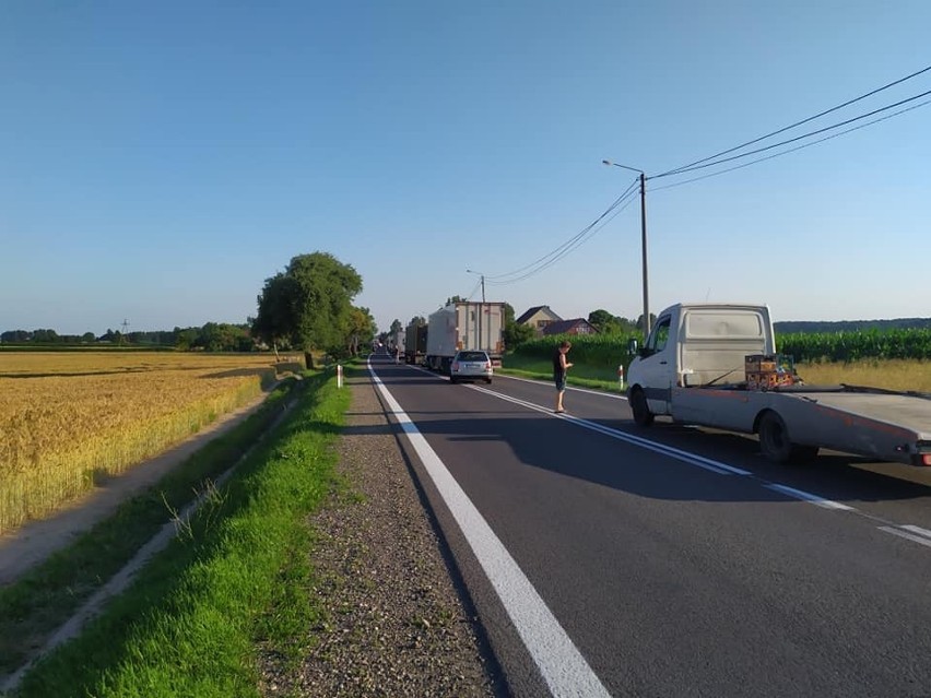 Kumiała. Wypadek na DK 8. Litewski kierowca busa potrącił 13-letniego rowerzystę