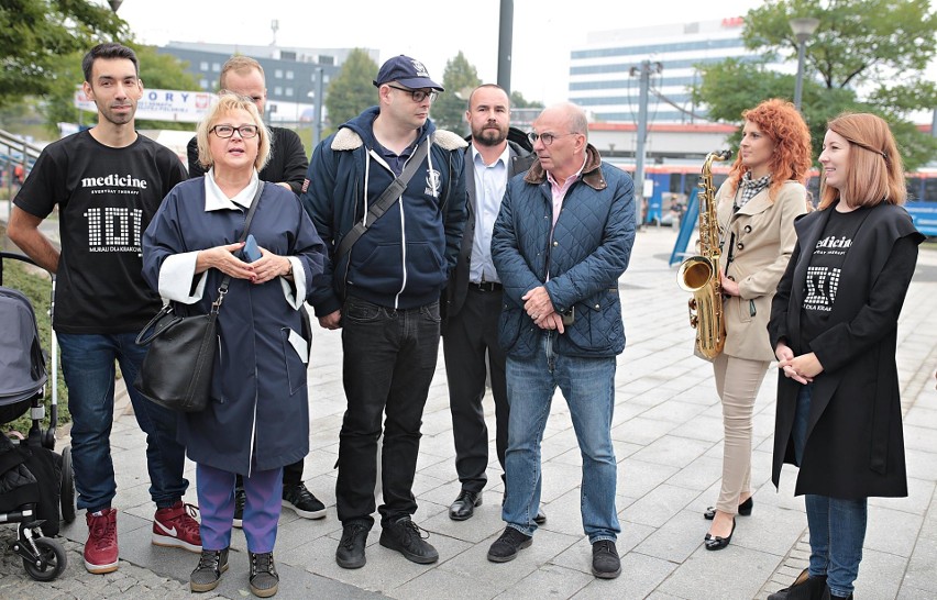 Kraków. Nowy mural na Rondzie Mogilskim. Takiego jeszcze nie było