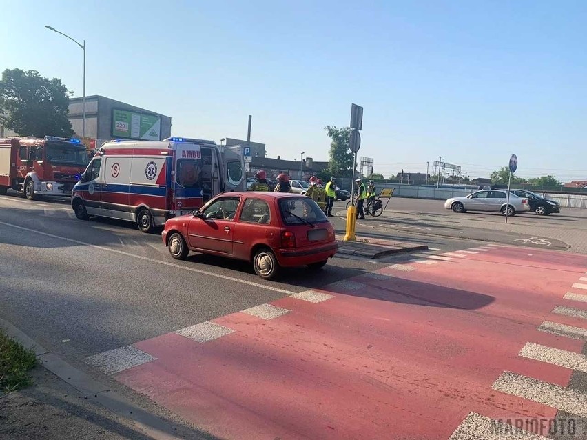 Wypadek na ul. Niemodlińskiej w Opolu.