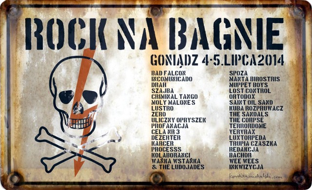 Goniądz po raz drugi będzie gościł festiwal Rock na Bagnie