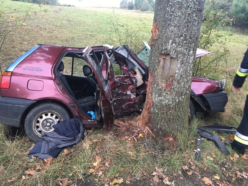 Stare Siedlisko. Potworny wypadek. 21-latek zginął na miejscu (zdjęcia)