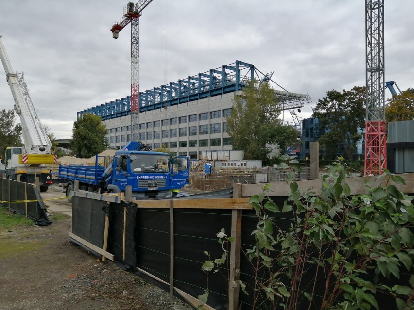 Kraków. Przy stadionie Wisły powstaje hotel [ZDJĘCIA]