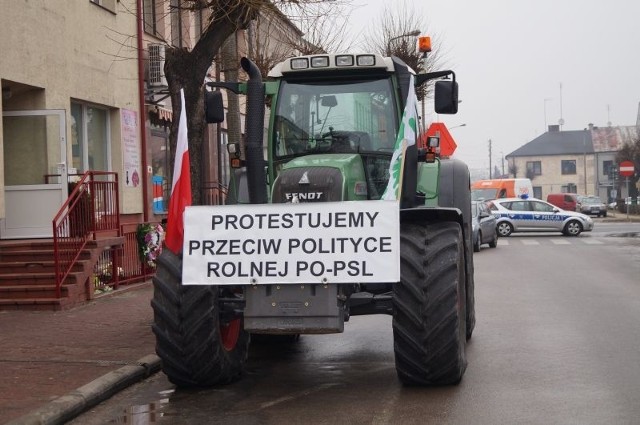 Rolnicy rozjechali się do domów. Protest przebiegł w spokojnej atmosferze.