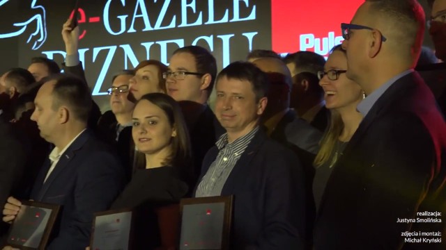 Zrzut z wideorelacji z gali finałowej "Gazel Biznesu 2017" w Warszawie