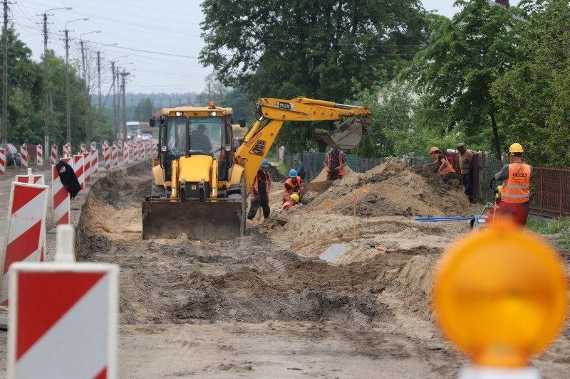 Przebudowa dk 66 już ruszyła.