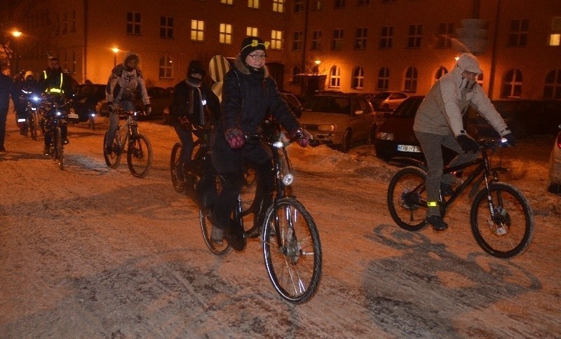 Styczniowa Masa Krytyczna. Pojechali mimo mrozu [ZDJĘCIA]