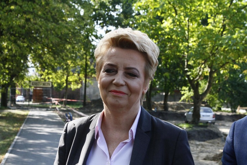 Prezydent Łodzi Hanna Zdanowska pojawiła się w środę 25...