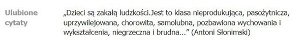 Dyrektor Bałuckiego Ośrodka Kultury: dzieci są zakałą ludzkości ! Co wy na to?