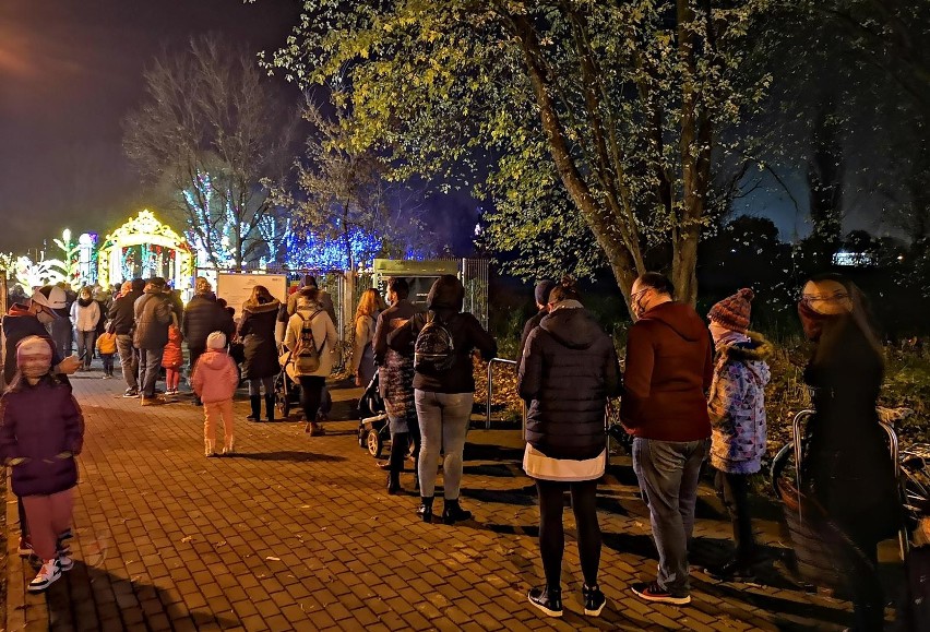 Kraków. Tłumy ludzi przed wejściem do Ogrodu Świetlnego. Mało kto trzyma bezpieczny dystans [ZDJĘCIA]