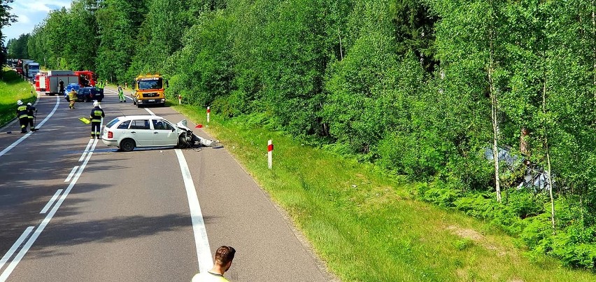 Kolnica. Wypadek na DK 8. Siedem osób w szpitalu