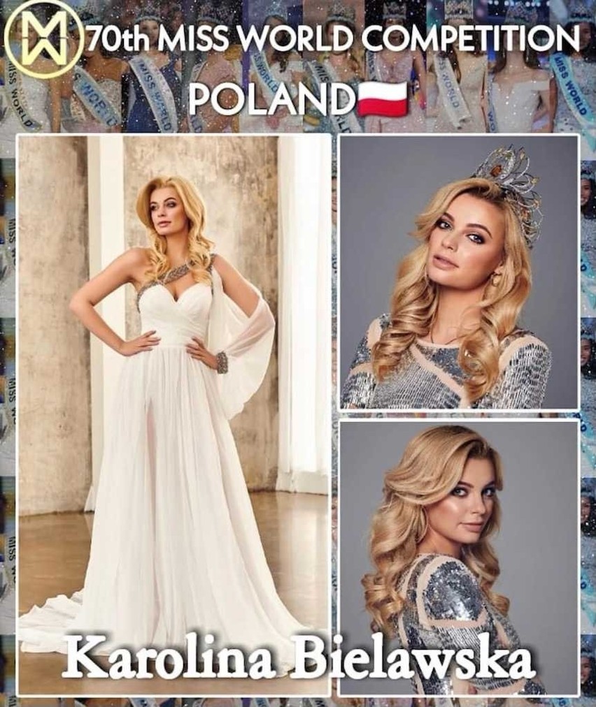 Łodzianka Karolina Bielawska startuje w konkursie Miss World