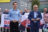 Wybory 2020. Konferencja w Tczewie posła Kacpra Płażyńskiego w sprawie wyborów prezydenckich.  „Działamy w synergii i osiągamy sukcesy”