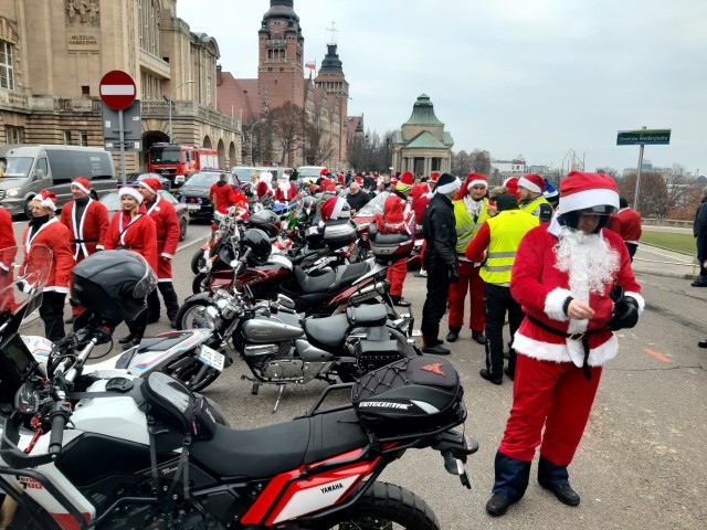 Motomikołaje przejadą ulicami Szczecina, już jutro 10 grudnia.