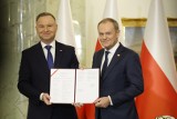 Donald Tusk premierem. Nowy rząd zaprzysiężony w Pałacu Prezydenckim