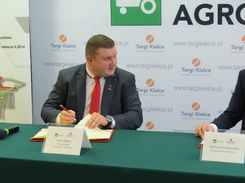 Agrotech 2018. Trzy skarżyskie firmy Mesko SA oraz Mesko - Rol i Mesko - AGD podpisały umowę o współpracy 