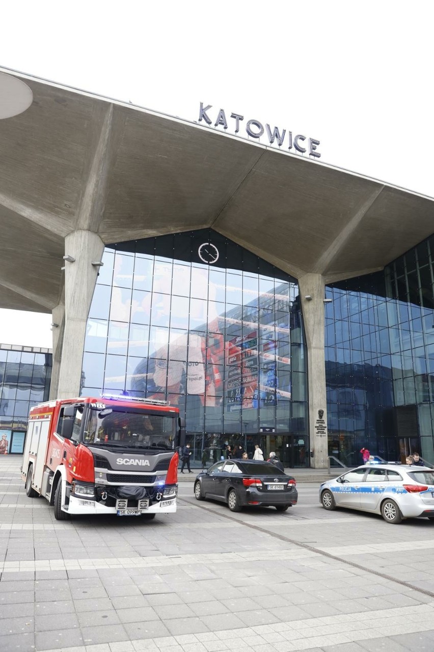 Dworzec PKP w Katowicach ewakuowany - otrzymano zgłoszenie o...