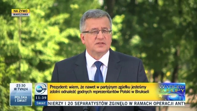 - Naszą polską siłę i nasze polskie znaczenie buduje każdy głos oddany na Polskę w Europie - dodał prezydent.