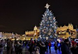 Kraków. Uroczyste włączenie iluminacji na bożonarodzeniowej choince na Rynku Głównym [ZDJĘCIA]