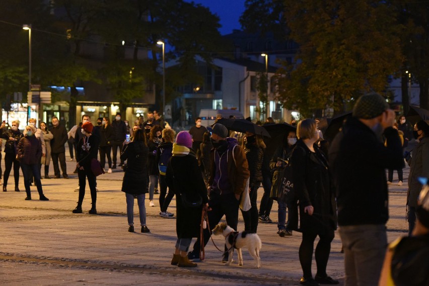 Protest w sprawie aborcji w Częstochowie zgromadził około...