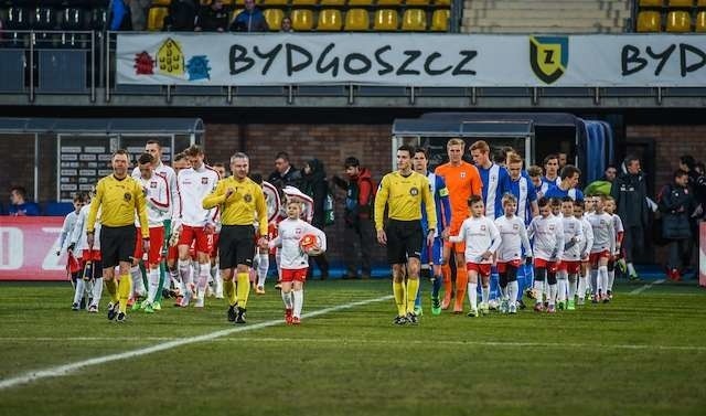 Piłka nożna  u-21 Polska - Finlandia 1-0Piłka nożna  u-21 Polska - Finlandia 1-0 stadion zawiszy