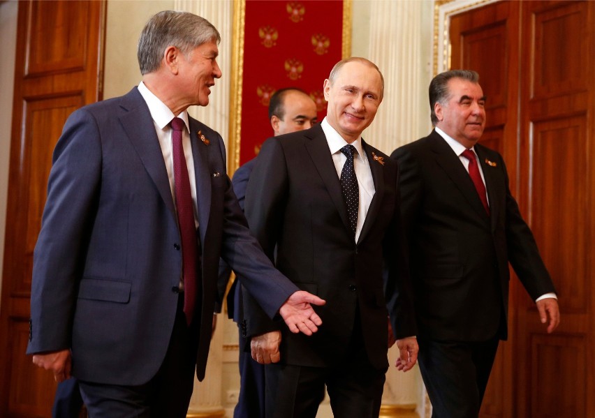Putin z prezydentami Kirgizji i Tadżykistanu