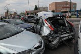 Kraków. Wypadek na Ruczaju. Nagrania świadków [WIDEO]