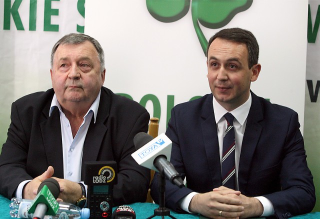 W 2015 r. łódzka lista PSL z Witoldem Skrzydlewskim (po lewej) okazała się mocna tylko na papierze. Dariusz Klimczak, prezes PSL w Łódzkiem, znów odnotował porażkę w Łodzi.