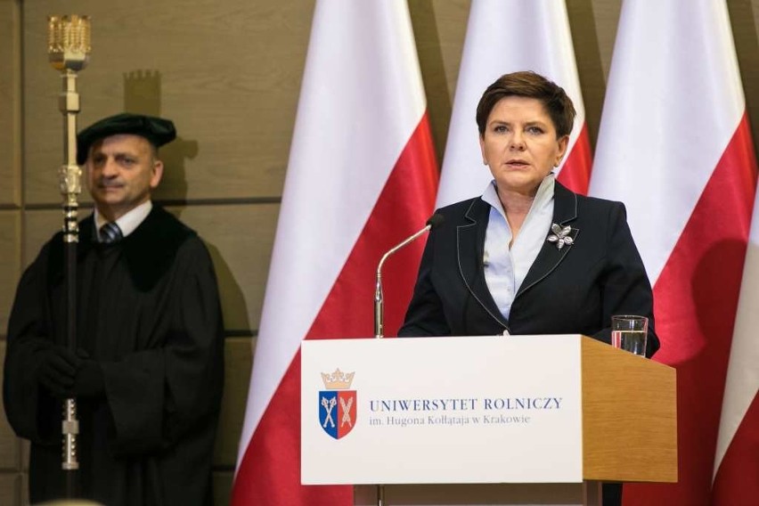 Premier na Uniwersytecie Rolniczym mówiła o rozwoju nauki i Puszczy Białowieskiej [ZDJĘCIA, WIDEO]