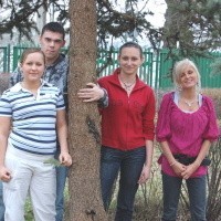 Karolina Olszewska (z lewej), Bartosz Krygier, Mariola Hałko i Izabela Sawicka, uczniowie Zespołu Szkół nr 3 w Ełku, przygotowali projekty zmian zaniedbanych części miasta