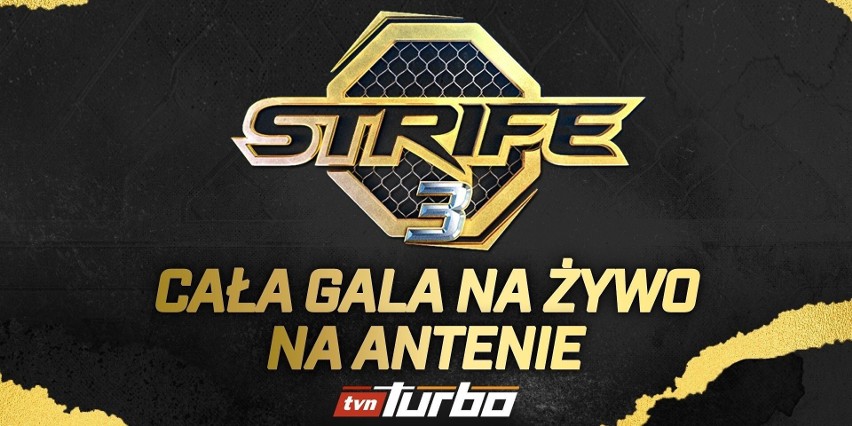 MMA Strife 3 NA ŻYWO. TVN Turbo pokaże sportową galę MMA. Jedną z gwiazd „Taxi Złotówa”. Zobaczcie kartę walk!
