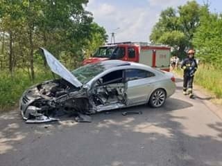W wypadku w Magierowie zderzyły się trzy samochody, dwie osoby zostały ranne.
