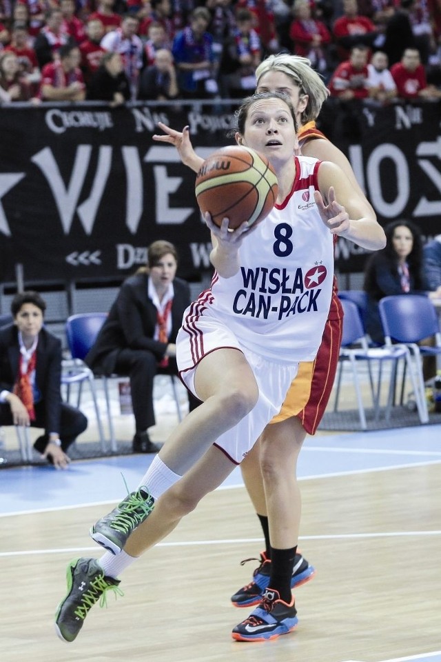 Wisła Can-Pack uległa Galatasaray Stambuł 53:64. Justyna Żurowska-Cegielska zdobyła 4 punkty