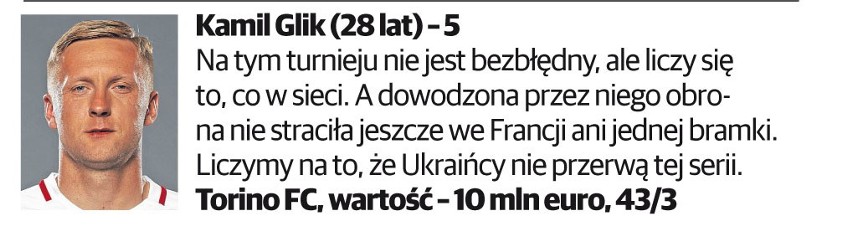 Polska - Ukraina: oceniamy piłkarzy obu drużyn przed meczem na Euro 2016