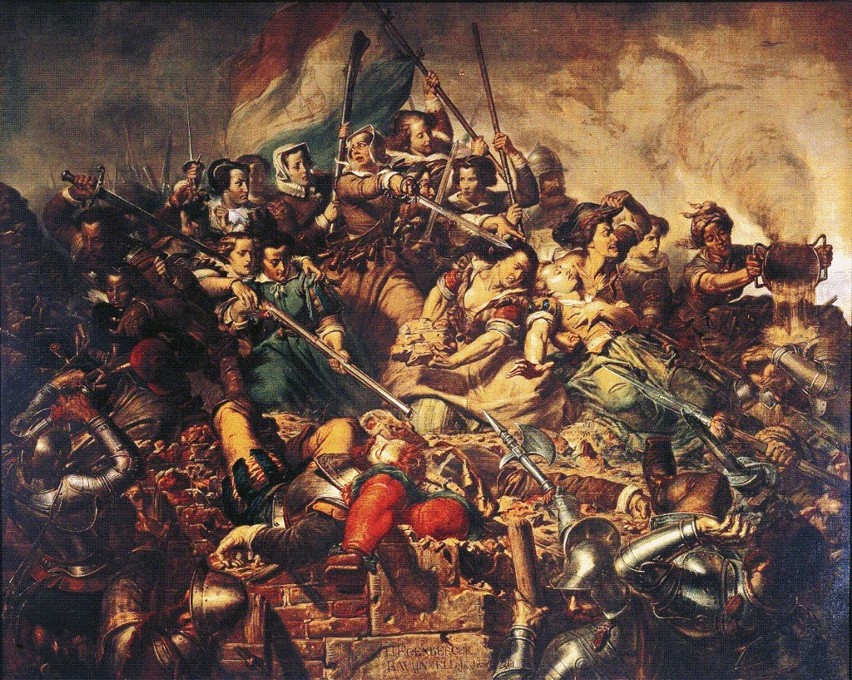 Oblężenie Haarlemu (1572-1573). Hiszpanie, dowodzeni przez...