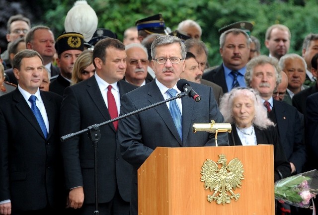 Prezydent Bronisław Komorowski.