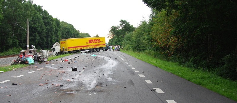 28 lipca, Świnoujście. Na krajowej "trójce” dostawczy opel...