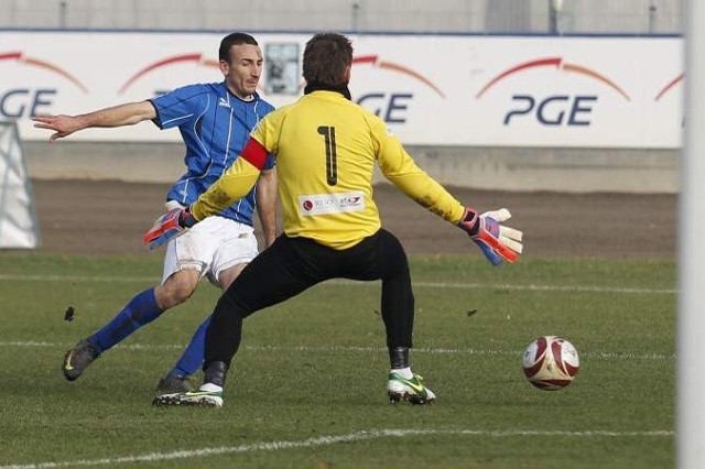 Andreja Prokić w rundzie jesiennej strzelił 8 goli dla biało-niebieskich.