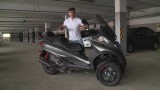 Piaggio MP3 500. Bez problemów rozpędza się do autostradowych prędkości (video) 